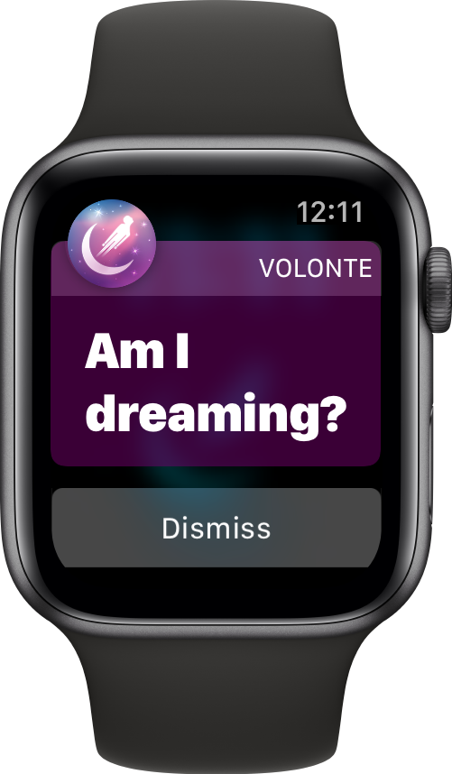 Notification prompting reality check