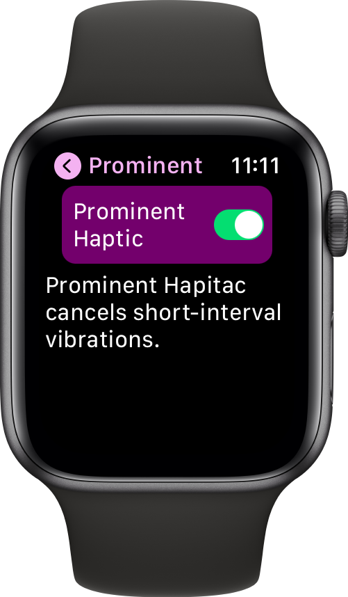 Set the strength of vibration