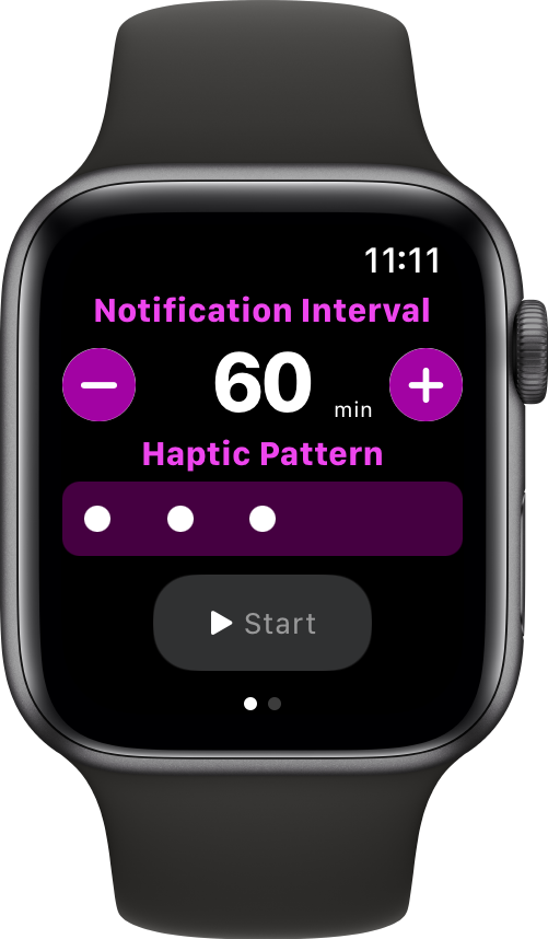 Lucid dream training app Volonte Main Screen